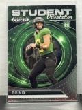 Bo Nix 2024 Panini Prizm Draft Picks Student Orientation Rookie RC Insert #SO-BN