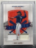Ozzie Albies 2021 Panini Chronicles America's Pastime Dual Jersey Patch #78