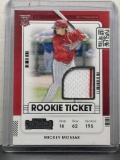 Mickey Moniak 2021 Panini Contenders Rookie Ticket Jersey Patch RC Insert #RTJ-MM