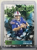 Josh Allen 2021 Panini Score Breathrough Insert #B1