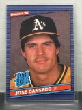Jose Canseco 1986 Donruss Rated Rookie RC #39