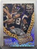 Adrian Peterson 2024 Topps Chrome Sunday Swag X-Fractor Refractor Insert #SS-2