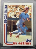 Pete Rose 1982 Topps In Action #781