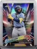 Junior Caminero 2024 Topps Chrome Future Stars Refractor Rookie RC Insert #FSU-18
