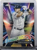 Jasson Dominguez 2024 Topps Chrome Future Stars Refractor Rookie RC Insert #FSU-12