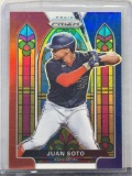 Juan Soto 2021 Panini Prizm Red White Blue Prizm Stained Glass Insert #SG-3