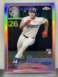 Wyatt Langford 2024 Topps Chrome 1989 Design Refractor Rookie RC Insert #89CU-2