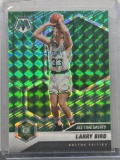 Larry Bird 2020-21 Panini Mosaic Green Mosaic Prizm #295