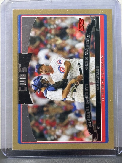 Greg Maddux Michael Barrett 2006 Topps (#222/2006) Gold #330