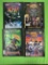 Rock N Roll Comics 1, 3, 4, 5; Kiss, Guns N' Roses, Metallica, Aerosmith