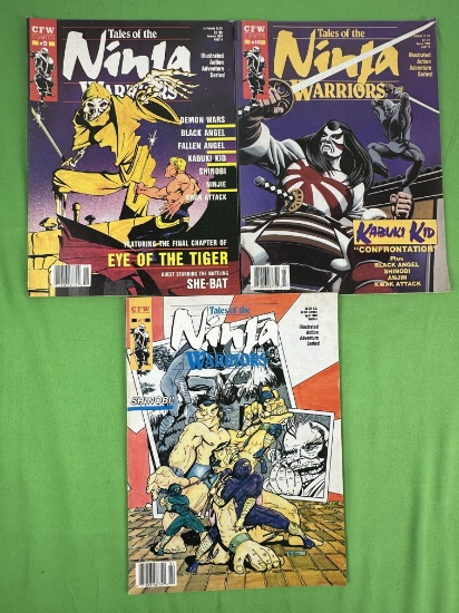 Tales of the NInja Warriors Magazine 9-11, 1989