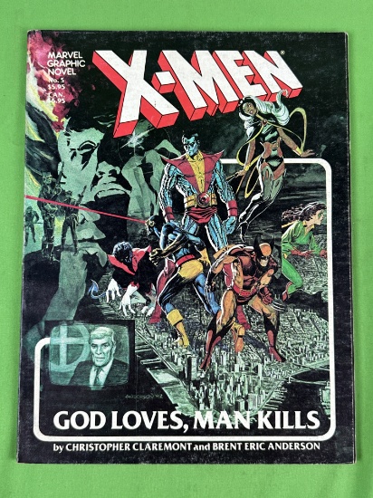 Marvel Graphic Novel 5, X-Men: God Loves, Man Kills
