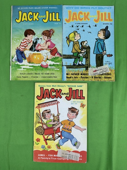 Jack and Jill Magazine Jun, Aug-Sept 1963