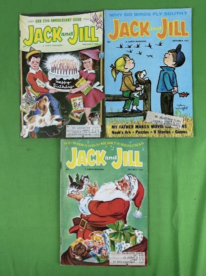 Jack and Jill Magazine Sept, Nov-Dec 1963