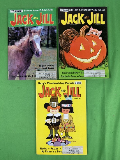Jack and Jill Magazine Sept-Nov 1966