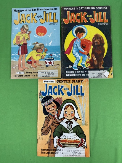 Jack and Jill Magazine Aug, Oct-Nov 1967