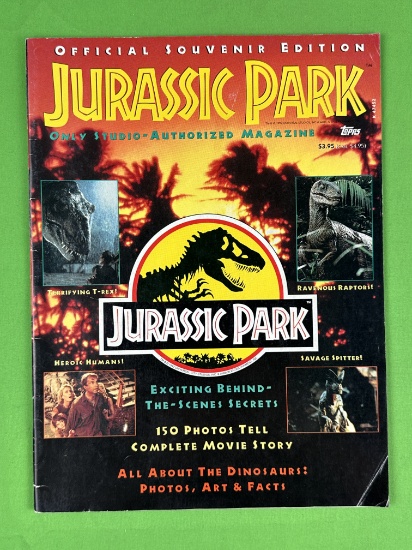 Jurassic Park - Official Souvenir Edition 1993 - "Only Studio-Authorized Magazine"