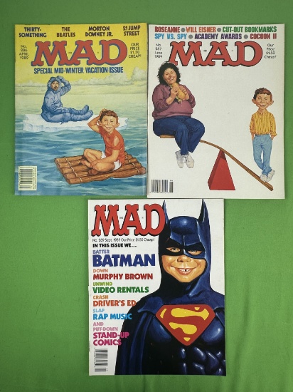 Mad Magazine 286-287, 289