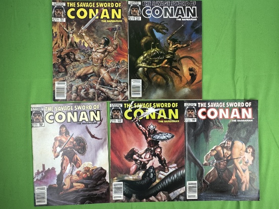 The Savage Sword of Conan the Barbarian, 151-152, 156, 158,165