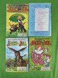 Jack and Jill Magazine Apr, May(coverless), May( detached cover), Jun 1964