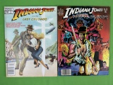 Indiana Jones Last Crusade 1 & Marvel Super Special 30 Temple of Doom, Movie Adaptations
