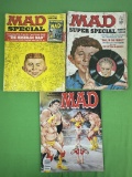 Mad Magazine 285, Special 9 (moisture damage), Super Special 11 (moisture damage)
