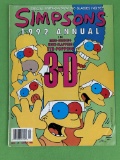 Simpsons 1992 Annual Magazine in 3-D, glasses intact
