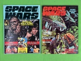 Space Wars Magazine 1977 Oct. (Star Wars), Dec. (Movie posters intact)