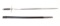 Scottish Highland Silver 'Cross Hilt' Broadsword w/Scabbard