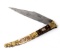 Finely Etched French Beauvoir Folding Knife, 19th/20th c.