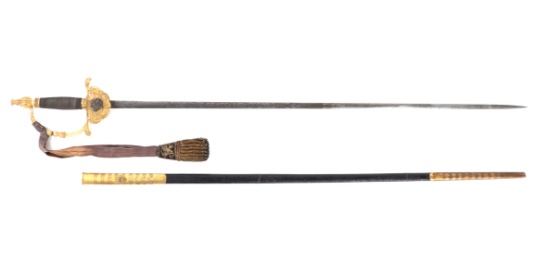 Scotland King bodyguard Sword, Scabbard, & Knot