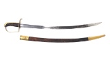 French Naval Officers Sword w/ Scabbard