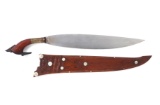 20th C. Moro Barong w/ Bakelite Pommel