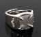 Lovely Meteorite Cut Slab Ring