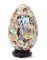 Chinese Champleve Egg, Flight of a Dozen Birds