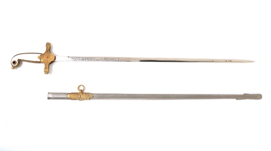 Mamluke Handle Masonic Sword & Scabbard