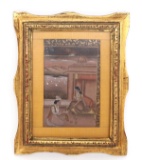 Islamic Ablution Illuminated Manuscript & Painting, 17th c.