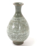 Beautiful Korean Celedon Glazed Vase