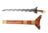 Nice Filipino Moro Kris & Scabbard