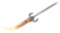 Horn Gamblers Knife w/ 3-Sided Blade