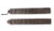 Pair of Tibetan Tantric Torma Tsampa Wood Molds