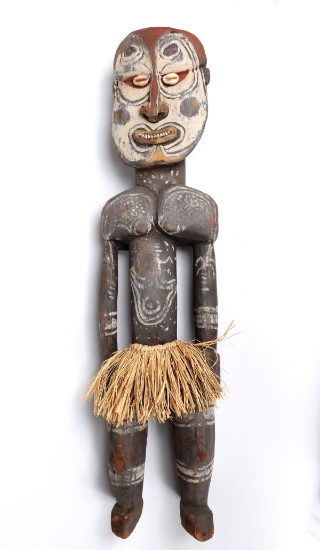 Large Papua New Guinea Standing Male Figure