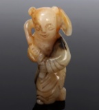 Chinese Miniature White Jade Figure
