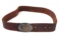 Confederate US Civil War Belt & Buckle Set