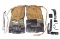 Japanese Samurai Armour Haidate & Do Parts, Edo Period 1603-1868
