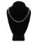 Gorgeous Chinese Marbled Jade Bead Necklace