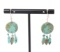 Gorgeous Pair of Turquoise Zuni Earrings