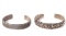 Two Native American Silver Bracelets
