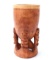 Rare Hand Carved Tahitian Tiki Bowl