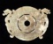 Chinese Warring State Style Double Dragon Carved Jade Disk